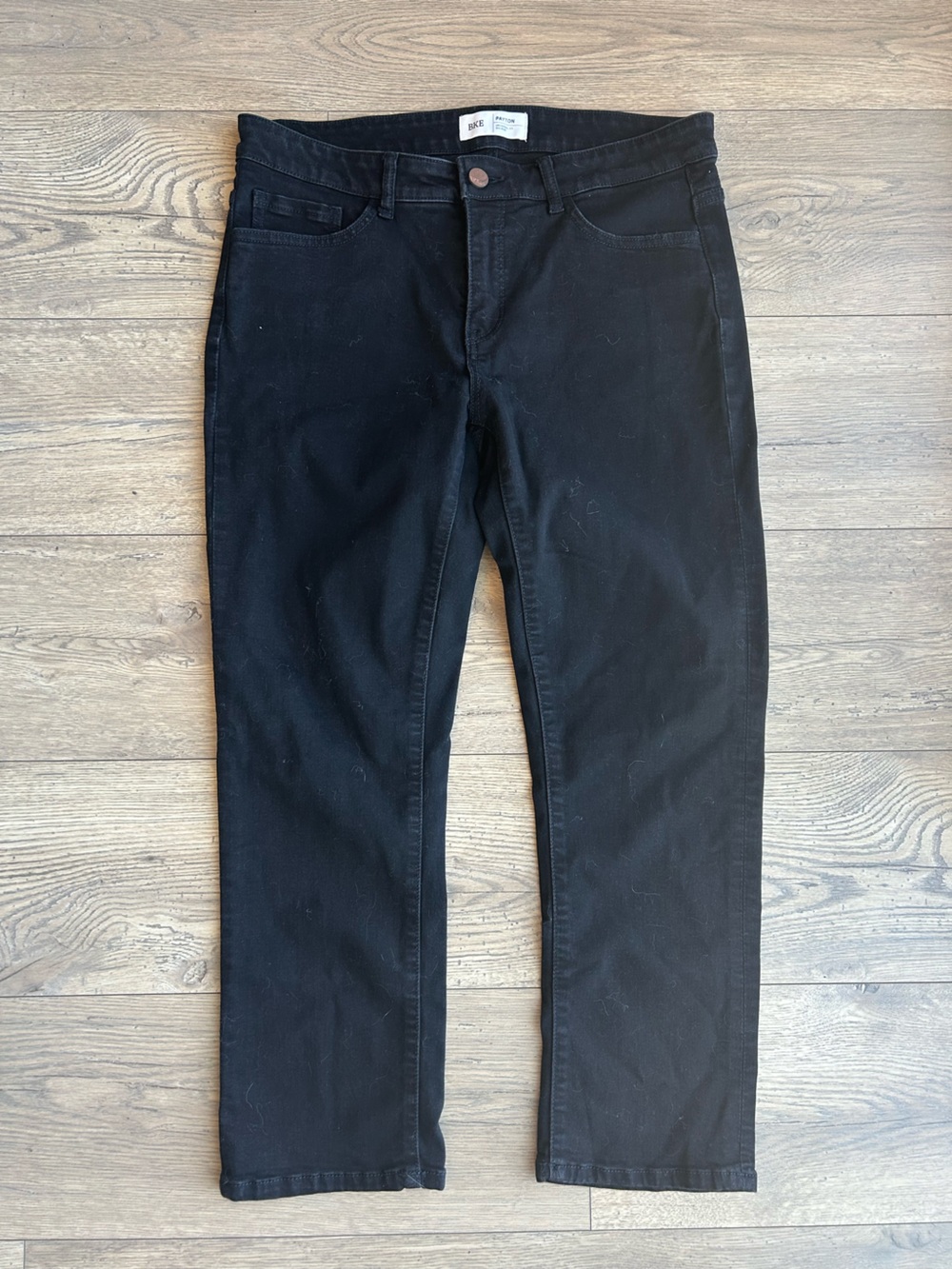 BKE Payton Universal Fit Mid-Rise Straight Ankle Jeans